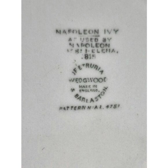 Wedgwood Napoleon Ivy Pattern Salad Dessert Plate 8.25" Queens Ware England - Picture 2 of 10